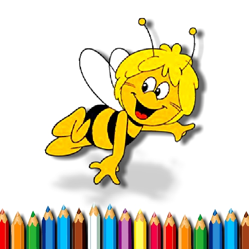 Maja the Bee Coloring Book